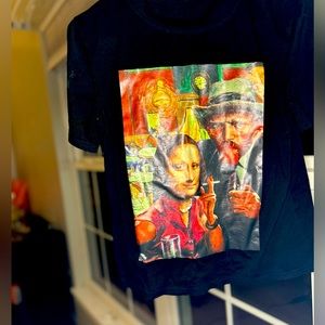 Graphic TEE Mona Lisa and Van Gogh